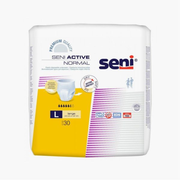 Seni Active Normal rozmiar L, 10 szt. – elastyczne majtki chłonne