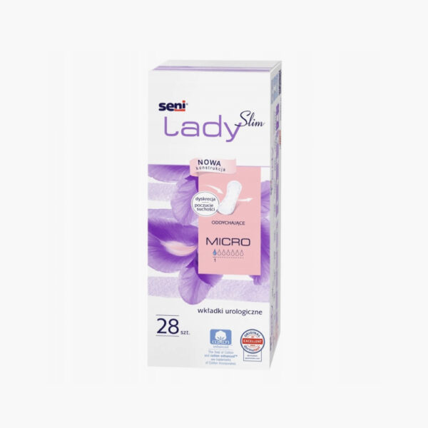 SENI Lady Slim Micro Wkładki urologiczne dla kobiet ultracienkie (28 sztuk)